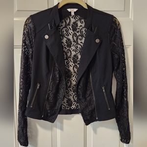 NWOT Black Lace Jacket Blazer - Candie's
